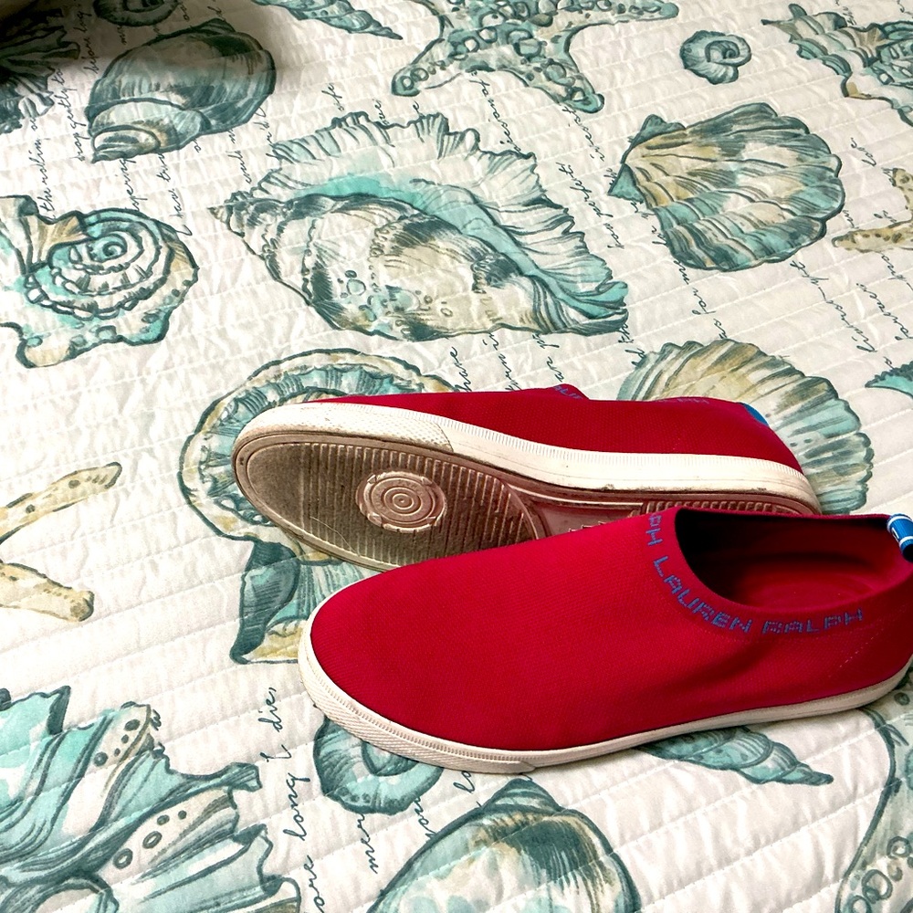 Ralph Lauren flat knit shoe